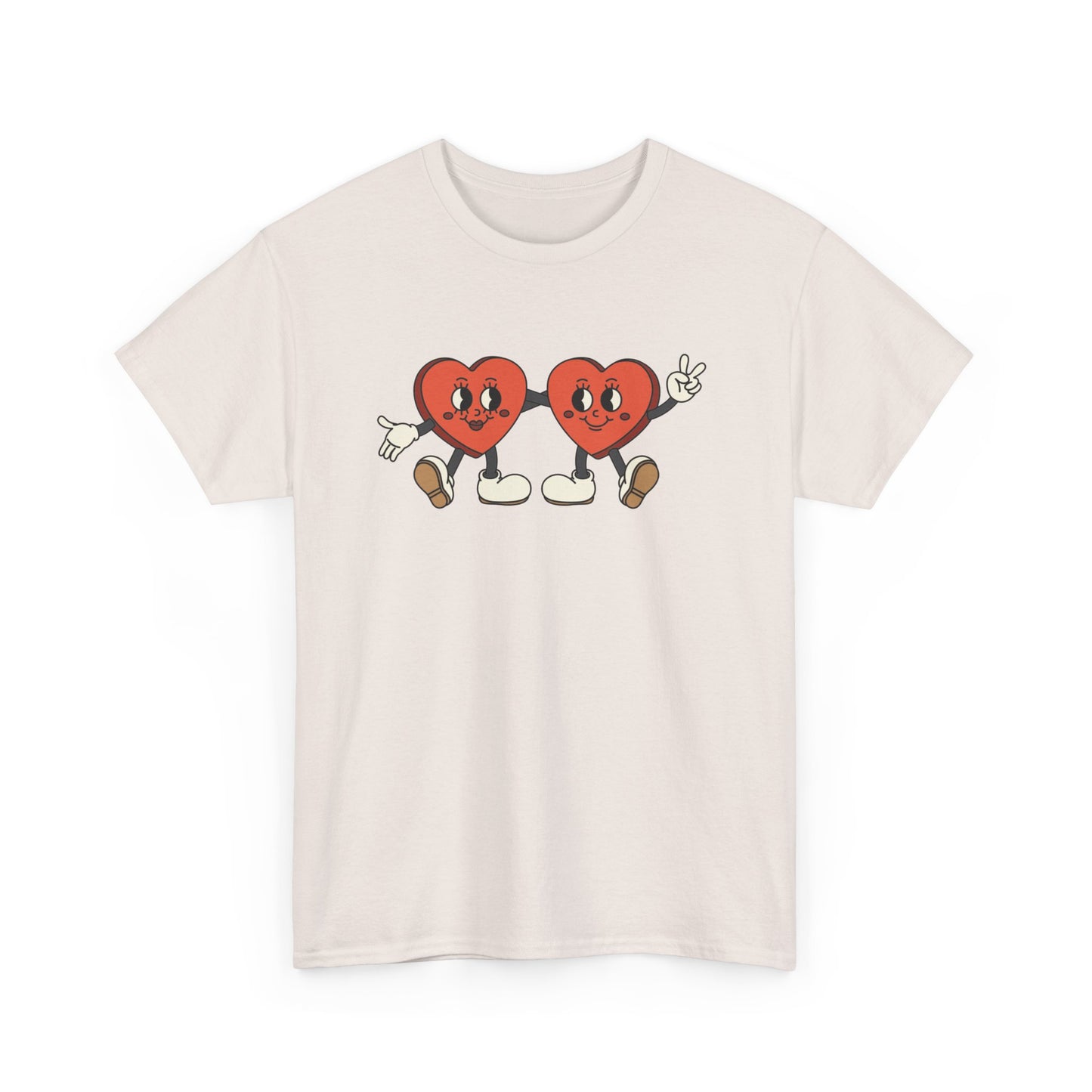 2 of Hearts Valentines Shirt Unisex Heavy Cotton Tee