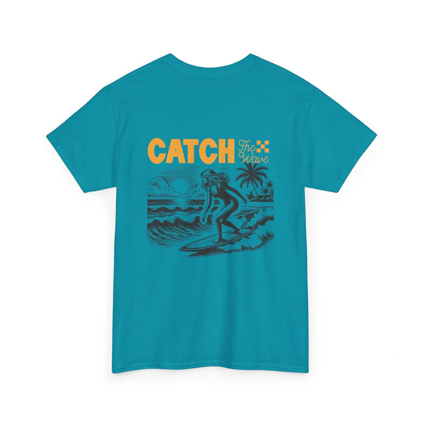 Wild Beach-- Catch the WaveUnisex Heavy Cotton Tee