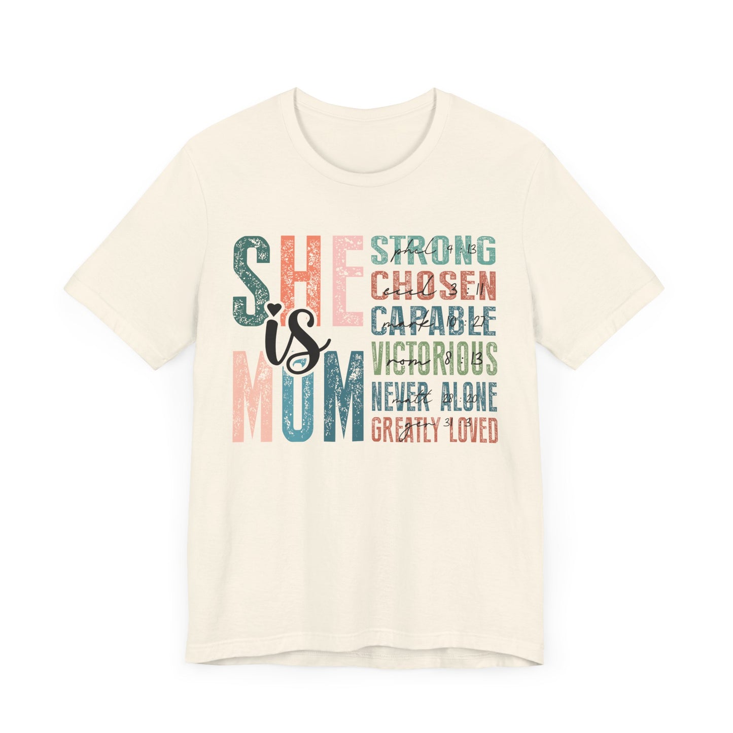 She is Mom Unisex Jersey Short Sleeve Tee