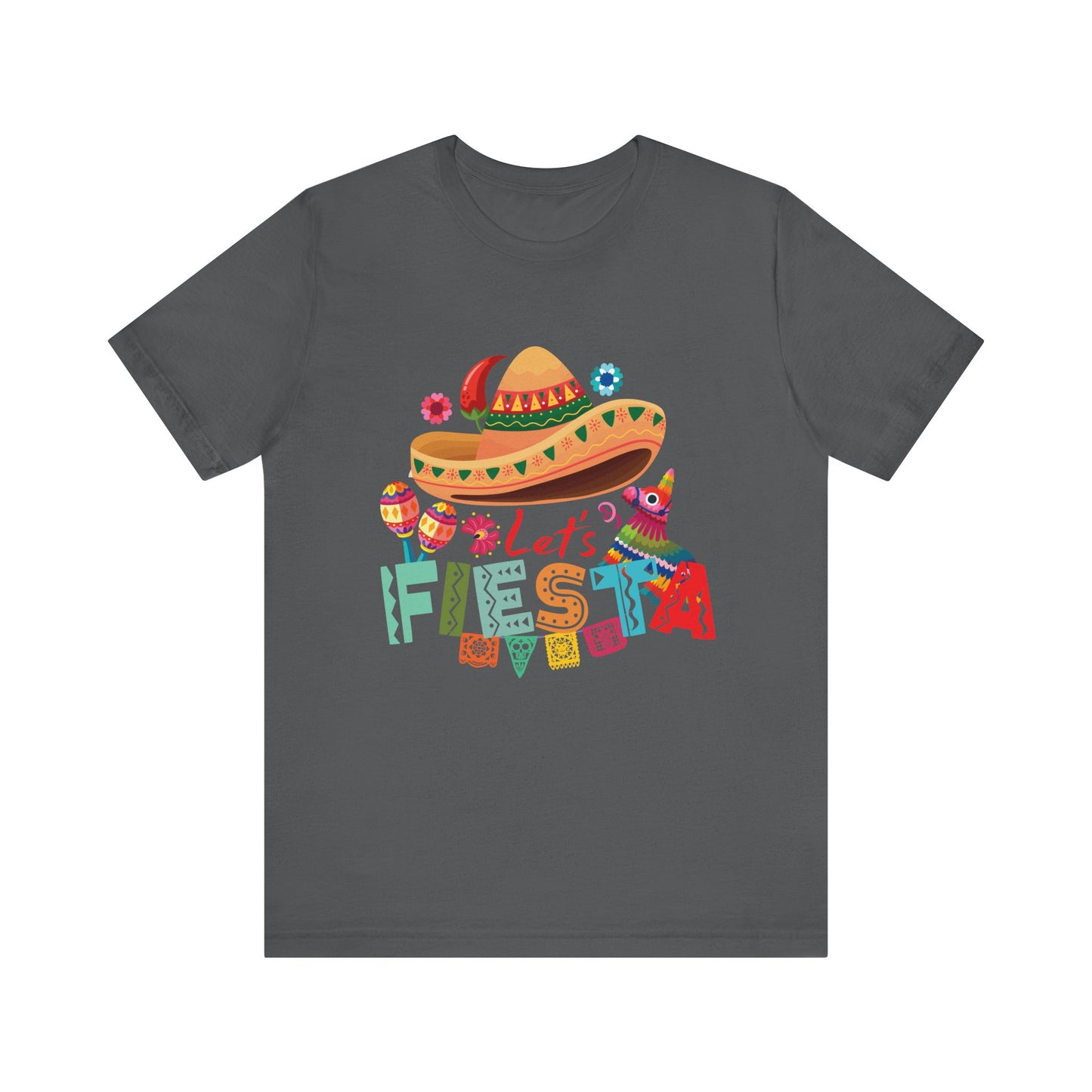 Cinco De Mayo Let's Fiesta Unisex Jersey Short Sleeve Tee