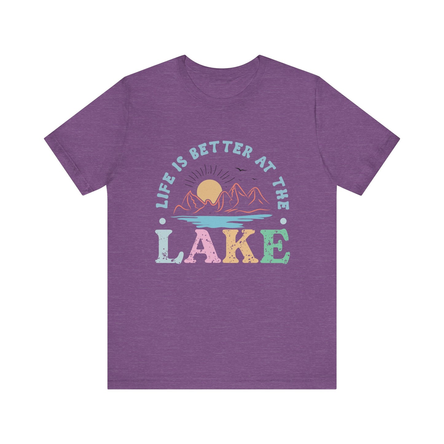 Life is Better at the Lake Unisex Jersey Short Sleeve Tee