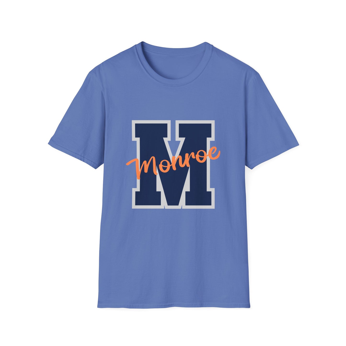 Orange Monroe Navy MUnisex Softstyle T-Shirt