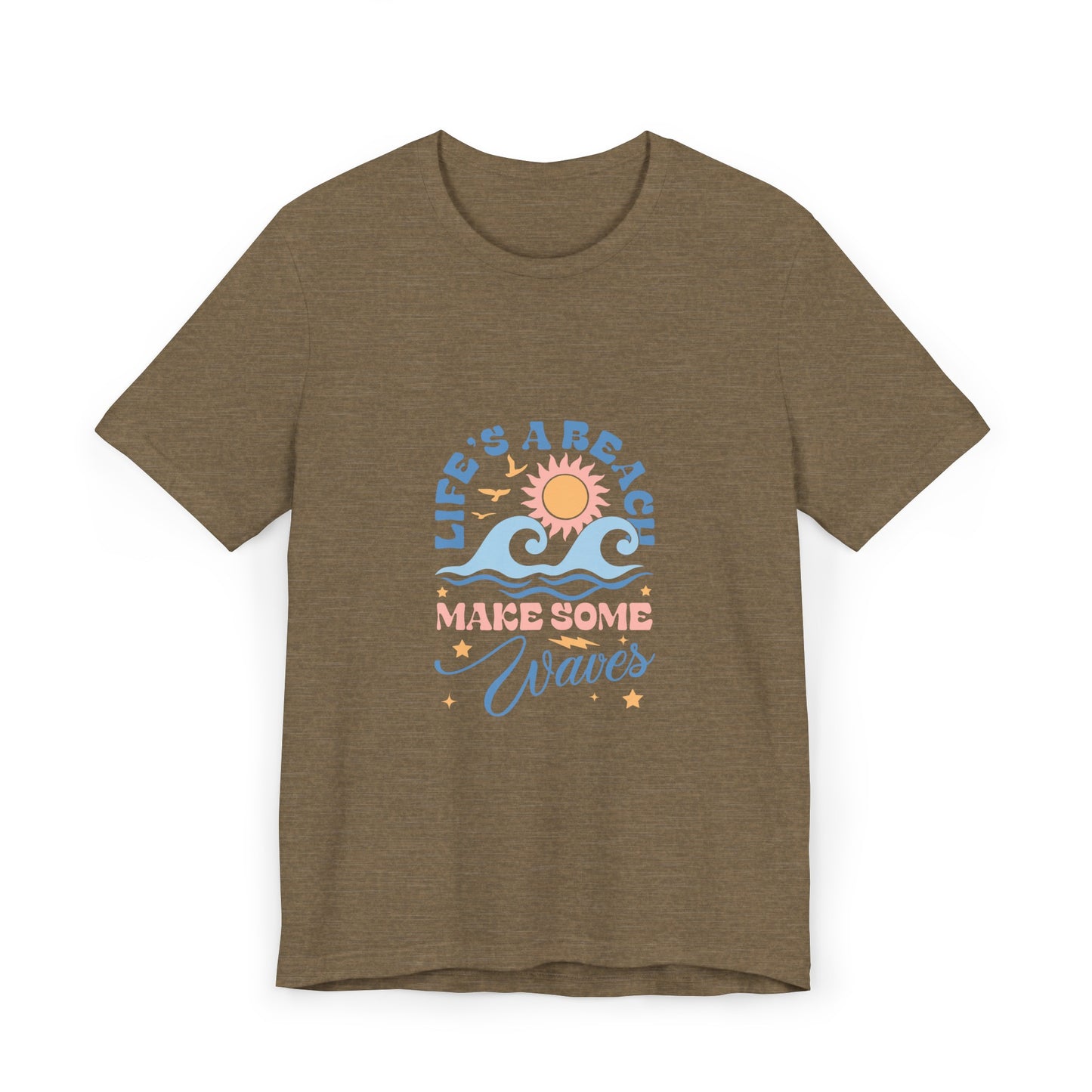 Life's a Beach Make Some Waves Unisex Jersey T-Shirt