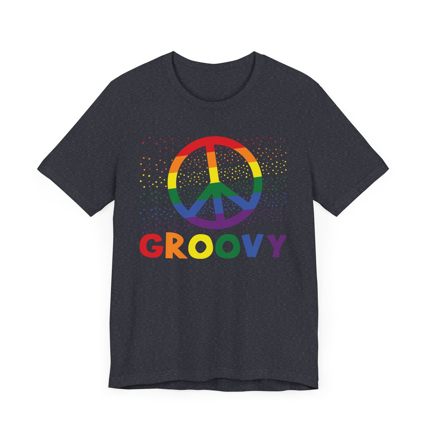 Groovy PeaceUnisex Jersey Short Sleeve Tee