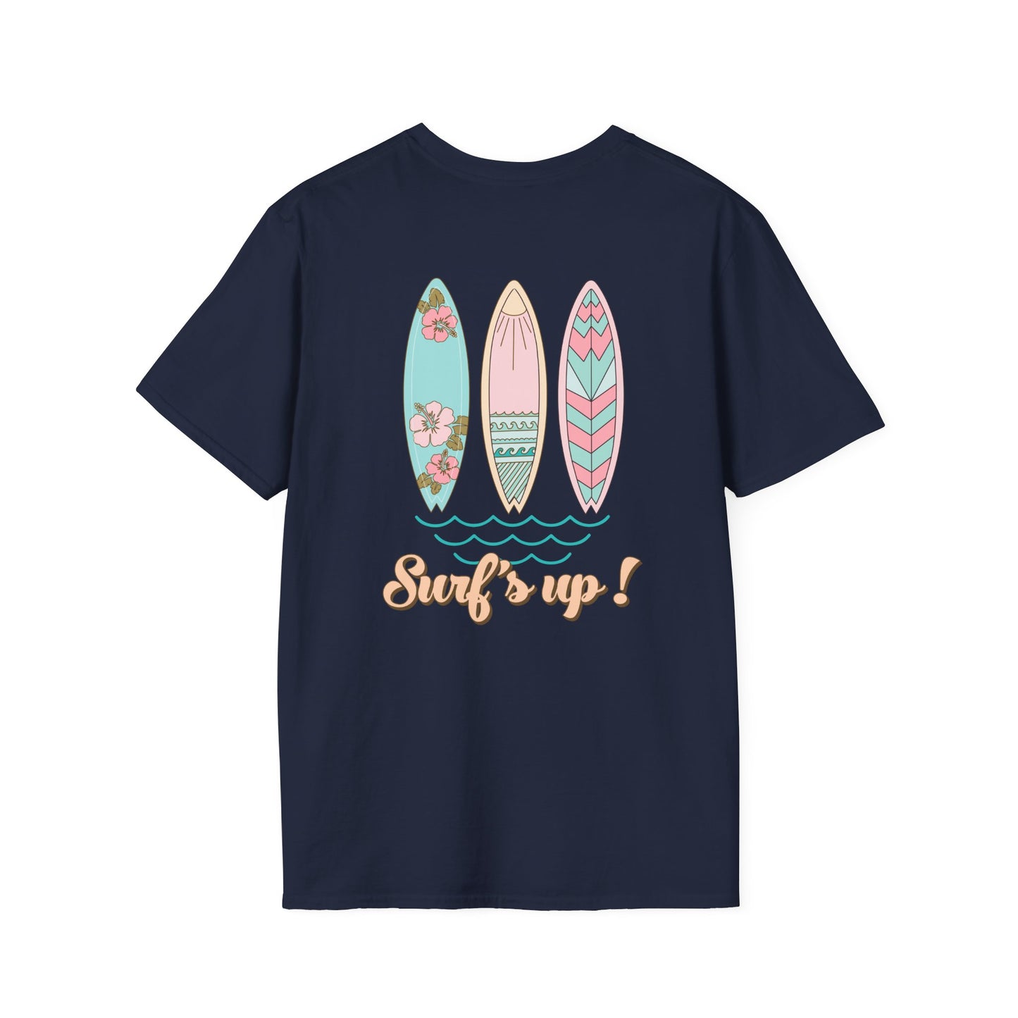 Summer Surfs Up Unisex Softstyle T-Shirt