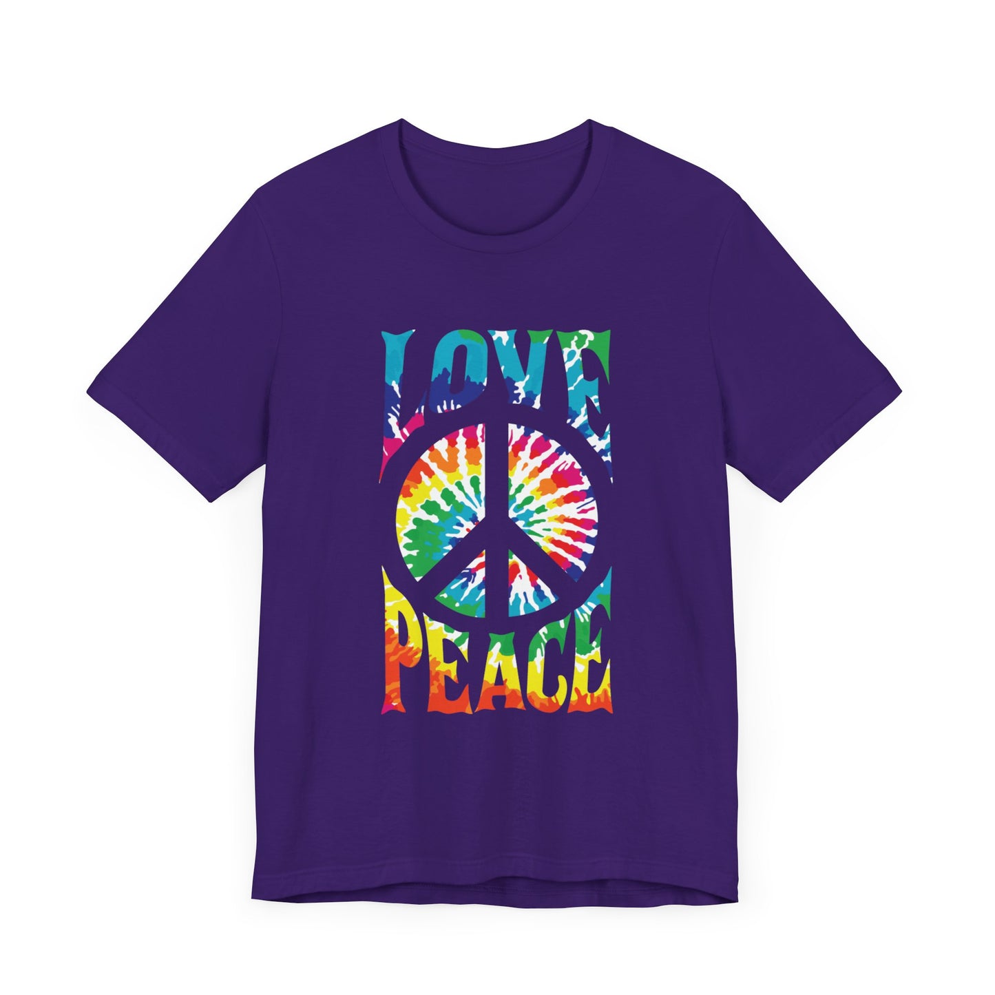 Love and Peace Unisex Jersey Short Sleeve Tee