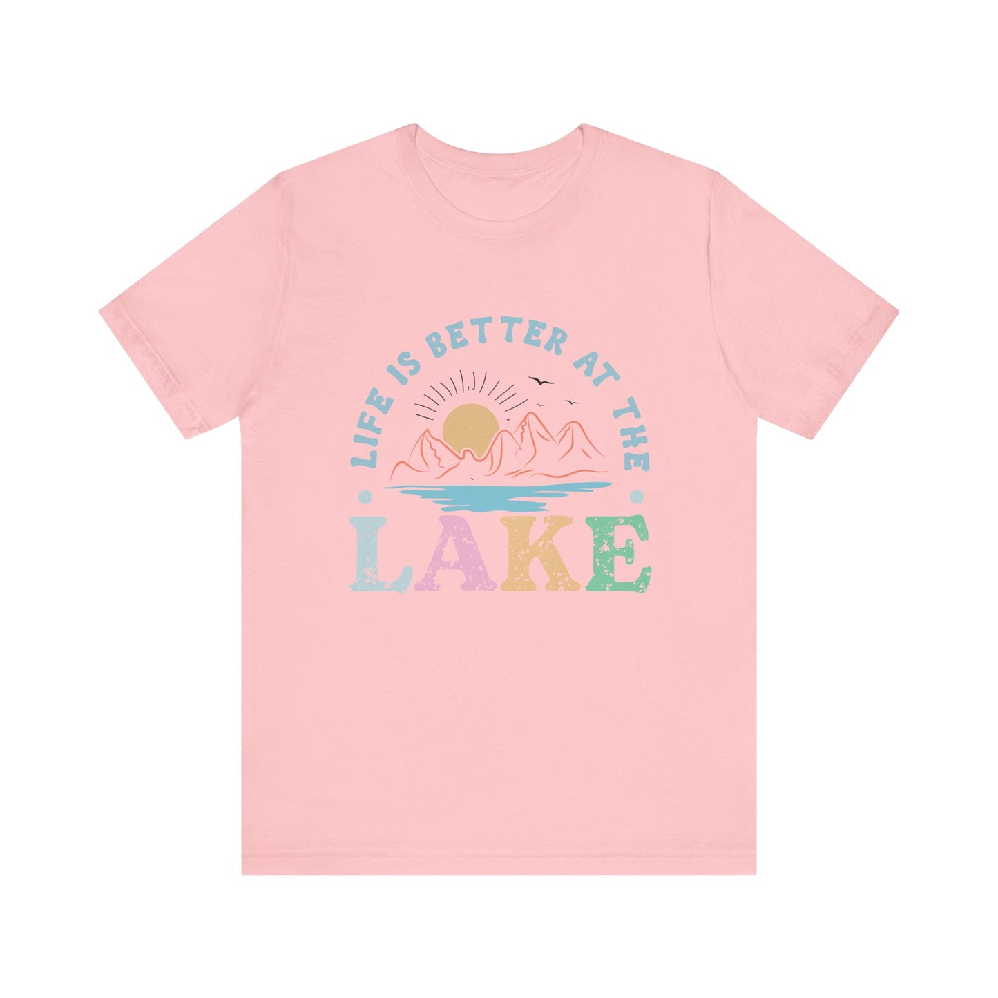 Life is Better at the Lake Unisex Jersey Short Sleeve Tee