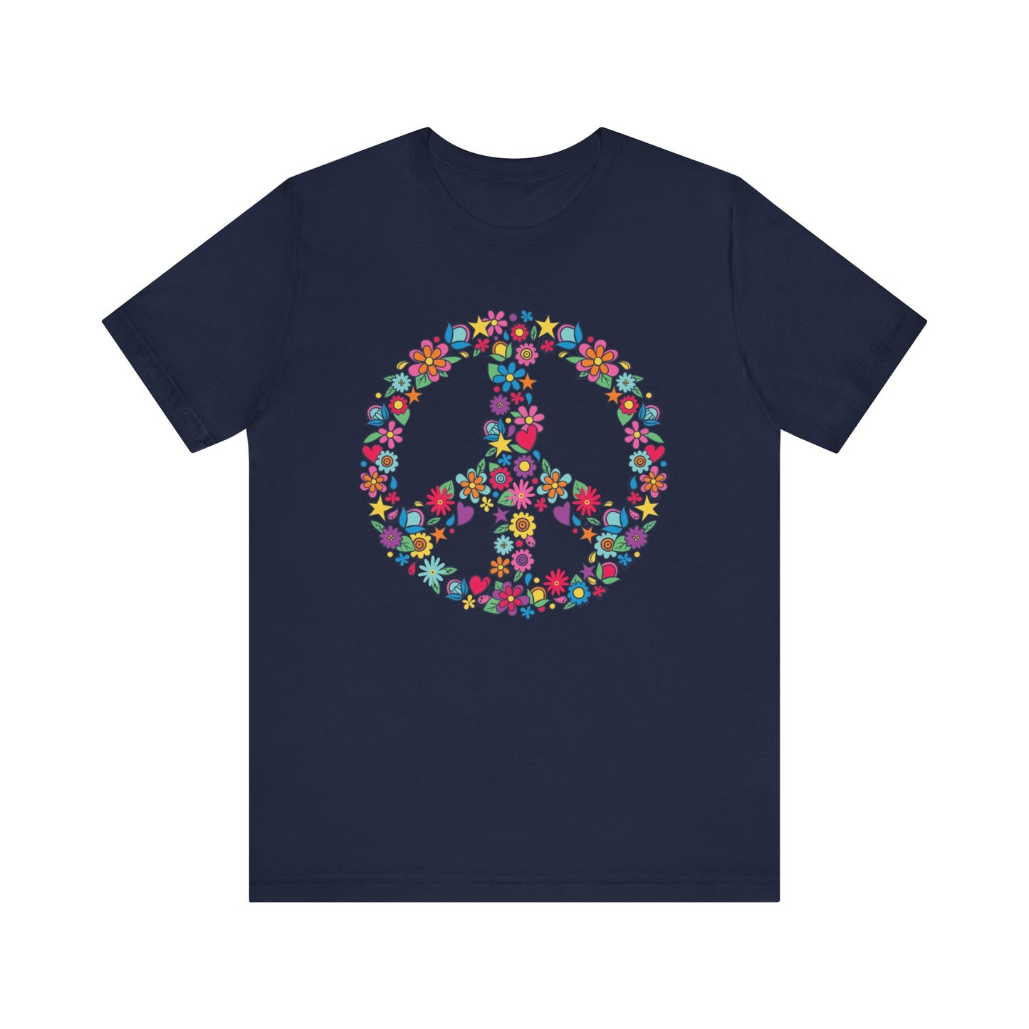 Peace Flower Unisex Jersey Short Sleeve Tee