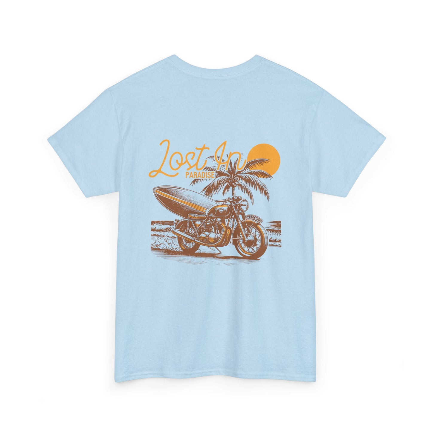 Lost in Paradise MOTOR AND SURF Vintage Surf Unisex Heavy Cotton Tee