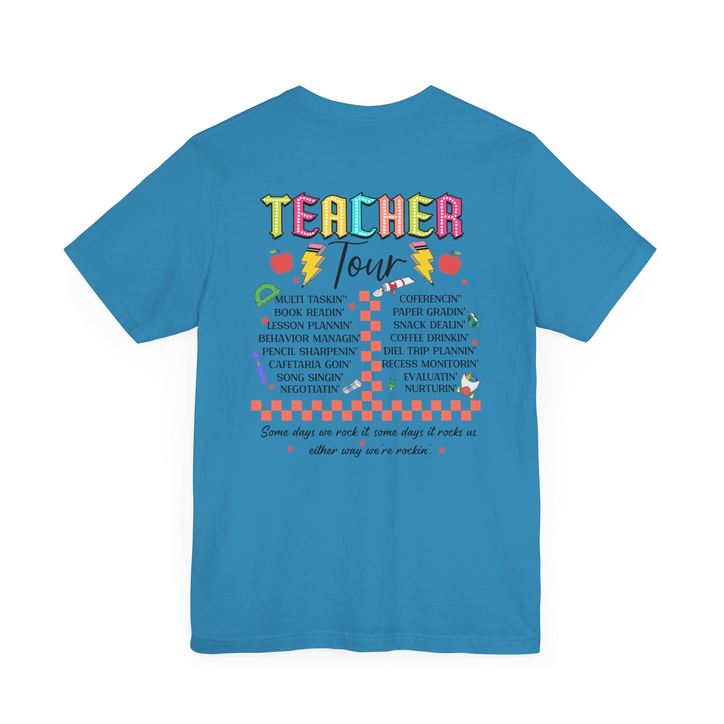 AB/CD Teacher Tour Unisex Jersey Short Sleeve Tee