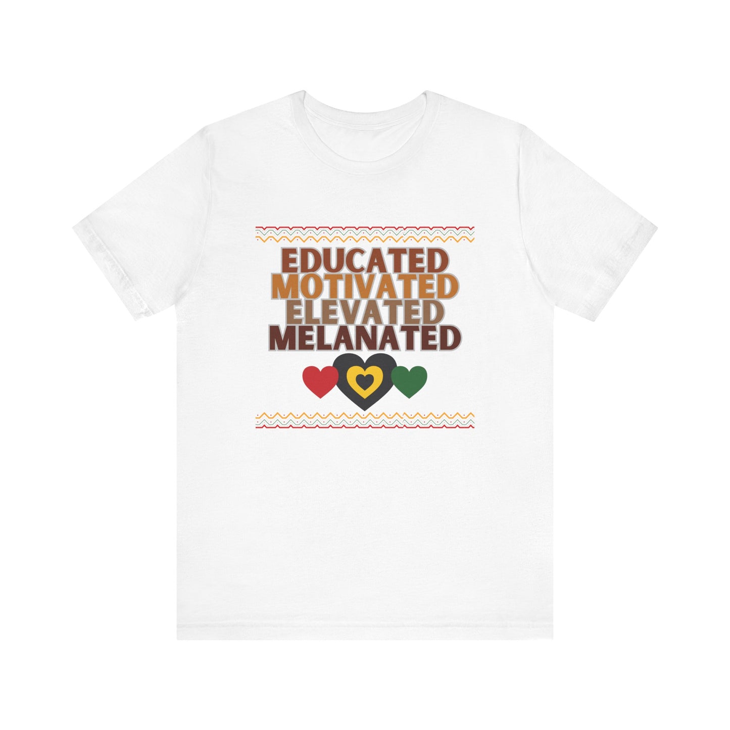 Educated, Motivated, Black History Unisex Jersey Short Sleeve Tee