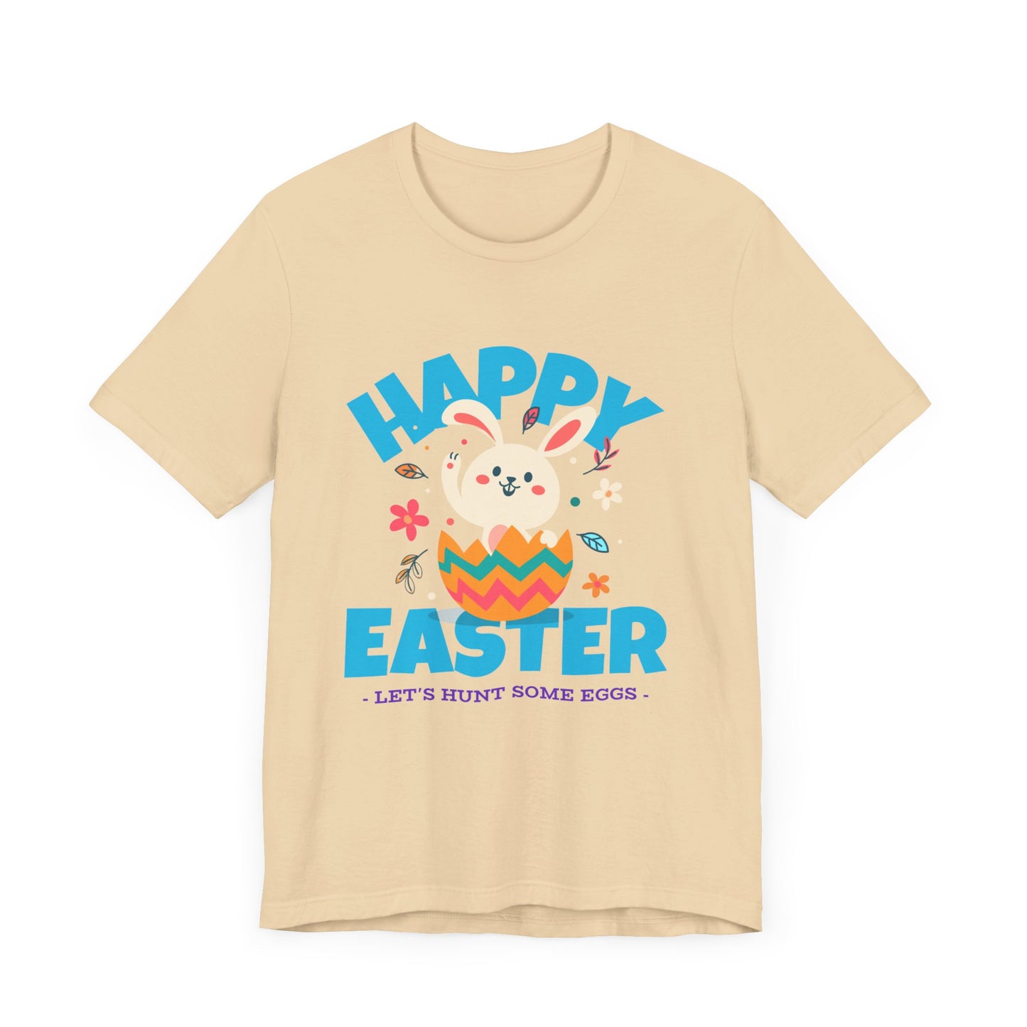 HAPPY EASTER Let's Hunt for Some Eggs Unisex Jersey Short Sleeve Tee