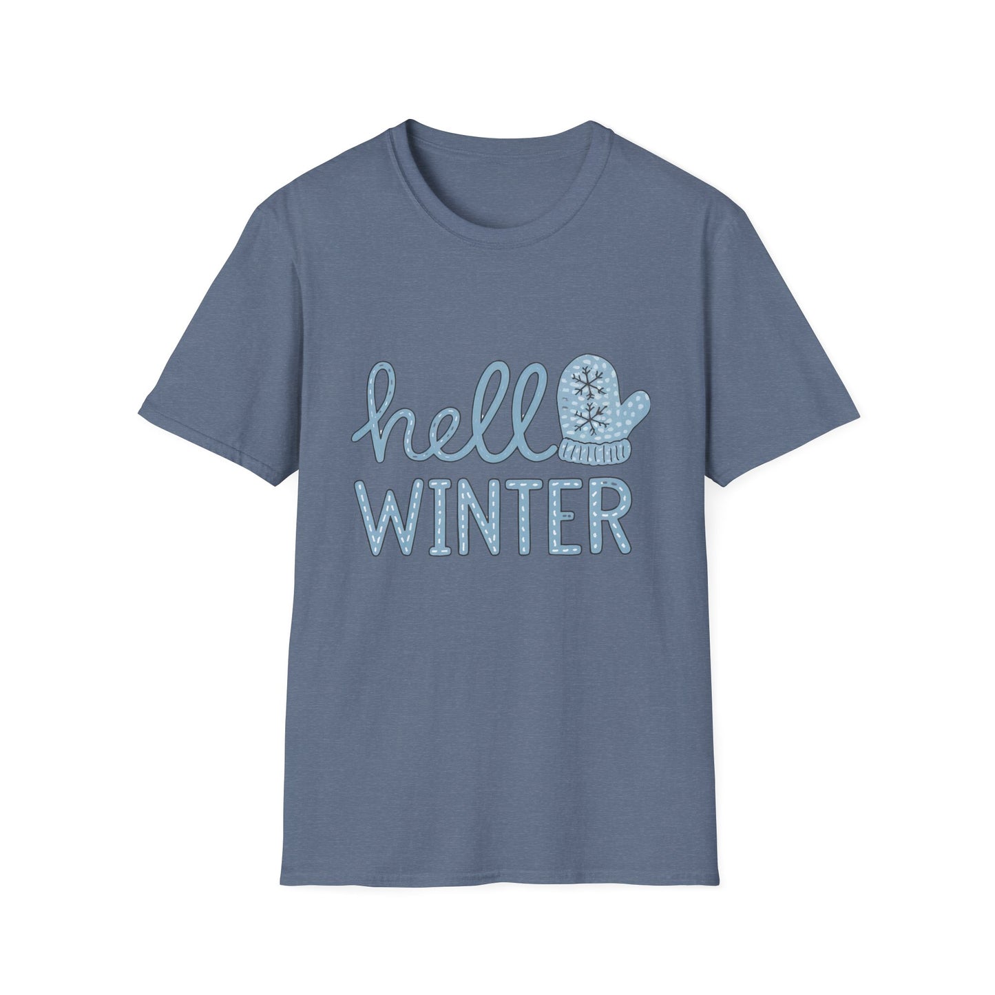 Fun Winter-Themed Unisex T-Shirt - "Hello Winter" Graphic Tee