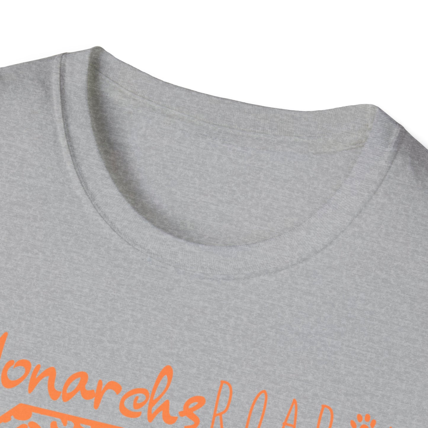 Go  Monarchs Orange Leopard Print Unisex Softstyle T-Shirt