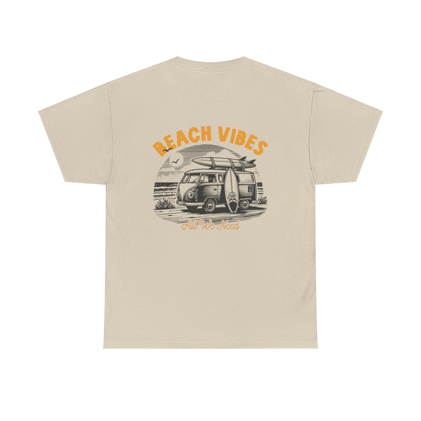 Vintage Summer/Beach Vibes Unisex Heavy Cotton Tee