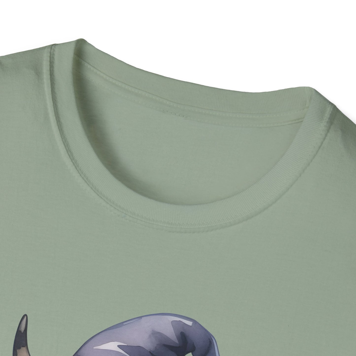 Funny Cow Halloween T-Shirt - "Bull Sheet" Unisex Softstyle Tee