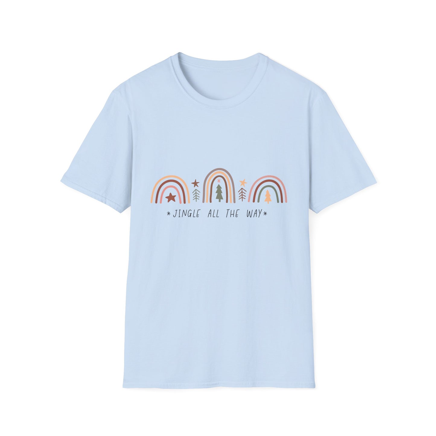 Jingle All the Way Unisex Softstyle T-Shirt – Festive Holiday Christmas Vibes