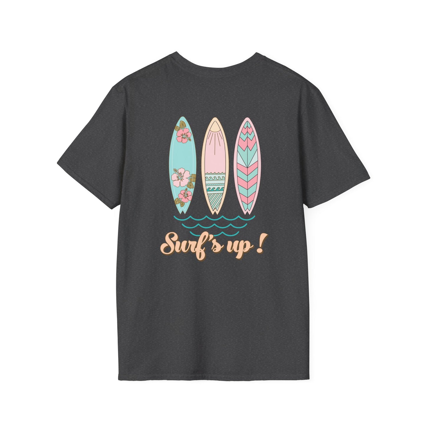 Summer Surfs Up Unisex Softstyle T-Shirt